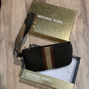 Michael Kors Black and Brown belt bag